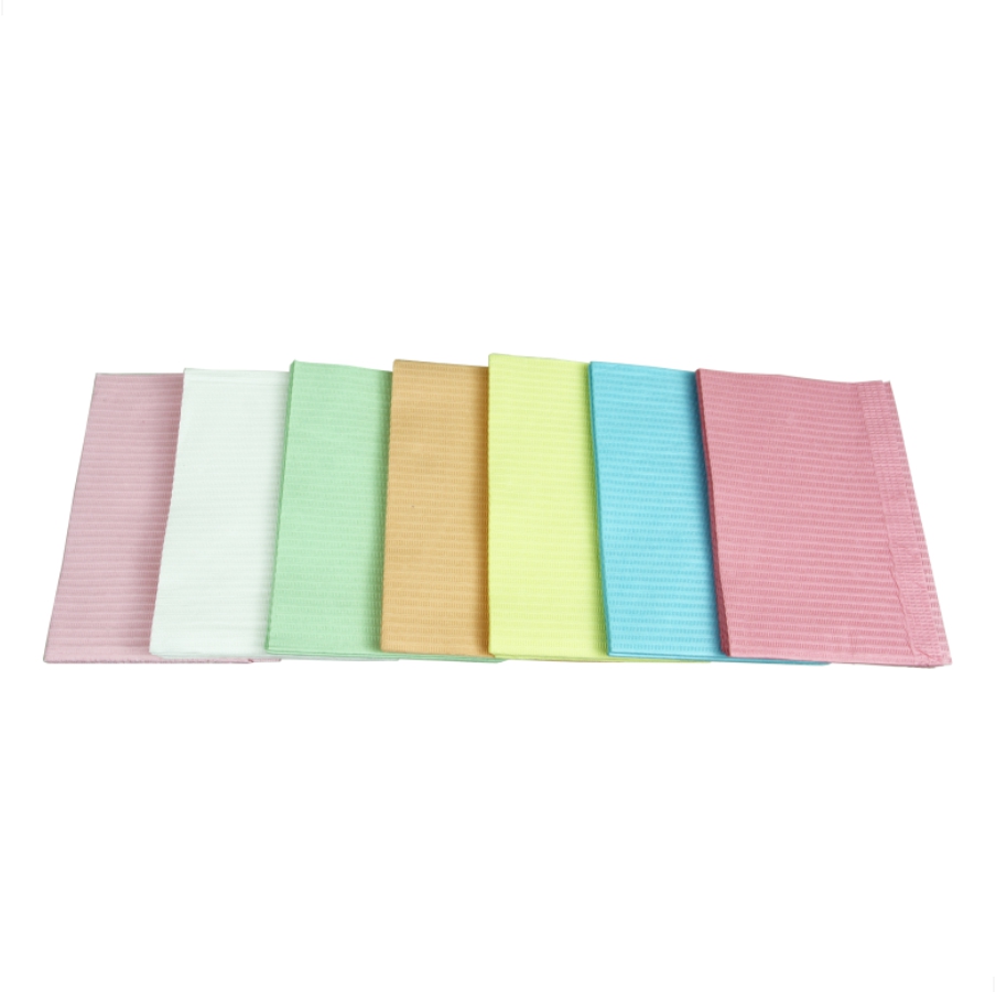 Adenna Pink Dental Bib, 3-ply, 500/case - Click Image to Close