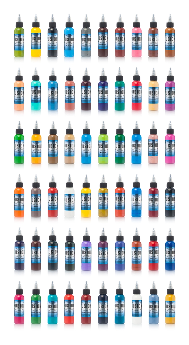 Fusion Full Set (60 Colors) 1oz bottles - Click Image to Close