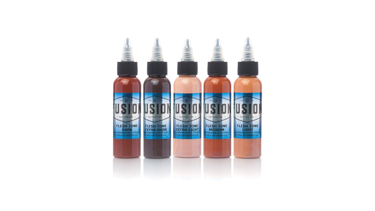 Fusion 1oz Flesh Tone Set, 5 Colors - Click Image to Close