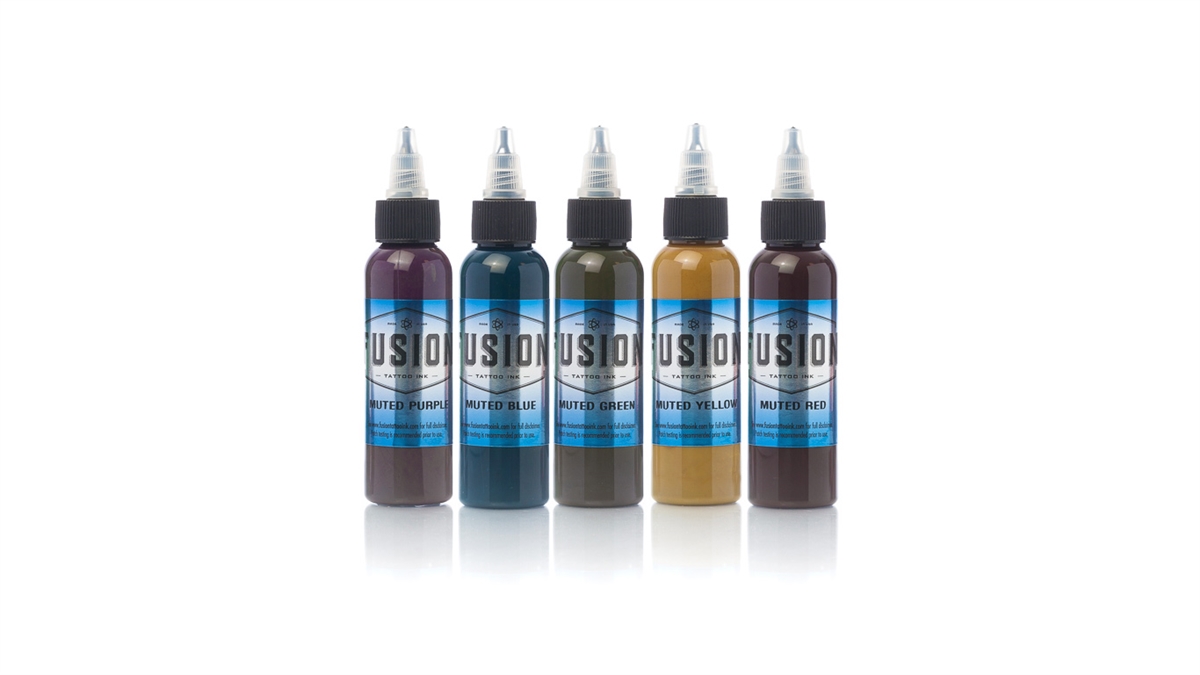 Fusion 2oz Muted Color Set, 5 Colors