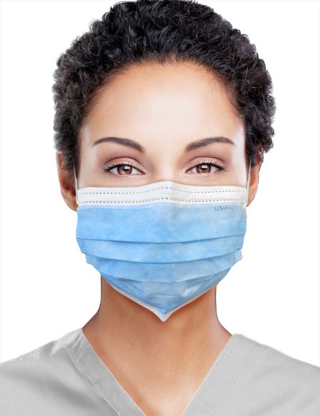 Blue Earloop Mask Level 1 (BOGO)