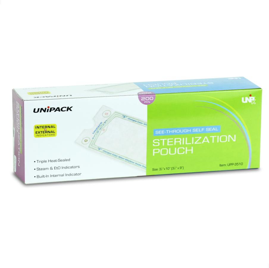 Sterilization Pouch, 3 1/2" X 5 1/4" 200/box