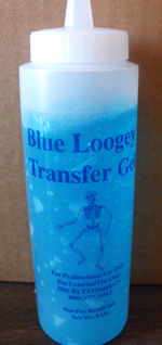 Blue Loogey Transfer Gel