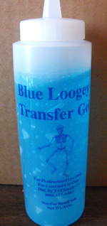 Blue Loogey Transfer Gel - Click Image to Close