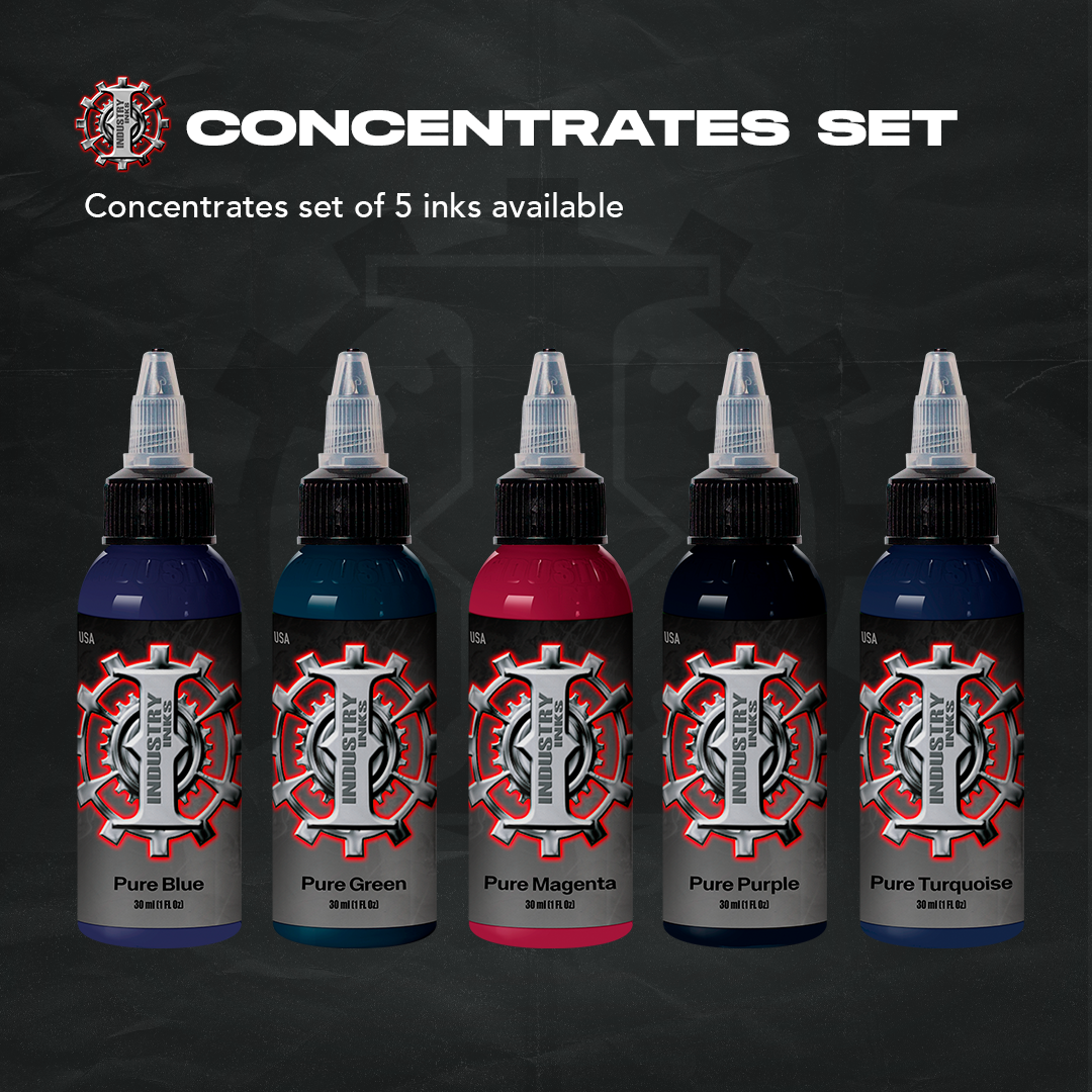 Industry Pure Concentrate Set 5-1oz Btl
