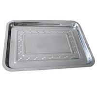 Economy Stainless Steel Flat Tray - Click Image to Close