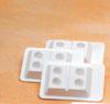 Disposable White Plastic 4-Well Ink Tray-100/bag - Click Image to Close